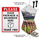 GLOBLELAND Please Leave Packages and Deliveries Here Sign AJEW-GL0001-05C-04-6