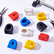 CHGCRAFT 20Pcs 5 Colors Silicone Bicycle Crank Arm Protectors FIND-CA0003-86-4