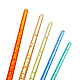 Nylon-Bürstenkopf aus Kunststoff für Kinder Tempera-Pinsel-Set DRAW-PW0001-091-3