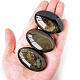 Овальный натуральный золотой блеск обсидиан лечебный массаж пальмовые камни WG38727-01-3
