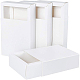 BENECREAT 20 Pack Kraft Paper Drawer Box 12.8x11x4.3cm White Soap Jewelry Candy Boxes Small Gift Boxes for Gift Wrapping CON-BC0005-97B-1