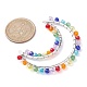 Grandi pendenti con perline di vetro colorato PALLOY-JF02428-02-2