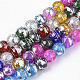 Chapelets de perles en verre transparent drawbench GLAD-S090-6mm-11-1