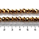 Chapelets de perles en verre électroplaqué EGLA-R042-6mm-03-3
