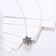 925 Sterling Silver Pendant Necklaces NJEW-BB18242-5