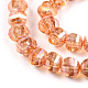 Transparent Electroplate Glass Beads Strands EGLA-N006-078H-3