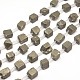 Pépites perles de pyrite naturelle brins G-I125-63-1
