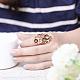 Hollow Real Rose Gold Plated Tin Alloy Enamel Wide Band Rings RJEW-BB00997-7A-5