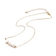 Colliers pendentifs en perles et coquillages naturels NJEW-JN03898-01-1