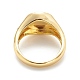 Латунный перстень для женщин RJEW-E058-01G-07-3