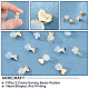 Arricraft 12 Stück Ohrringverschlüsse aus Gummi FIND-AR0002-76-4