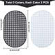 WADORN 4pcs Plastic Mesh Canvas Sheets for Embroidery DIY-WR0002-12-2
