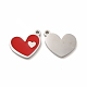 304 Stainless Steel Enamel Charms STAS-F291-08P-02-1