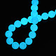 Perles de verre rondes synthétiques G-T136-01B-04-4