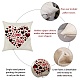 Burlap Customization Pillow Covers Set AJEW-WH0124-006-3