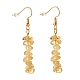 Natural Citrine Chip Beaded Dangle Earrings EJEW-JE04788-10-1