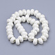 Perles en porcelaine manuelles PORC-Q219-13x9-F26-2