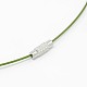 201 Stainless Steel Wire Necklace Cord TWIR-SW001-7-1-2