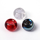 Perle di vetro di grandi dimensioni europei rondelle foro misto X-GDA006-3