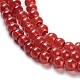 Baking Painted Pearlized Glass Pearl Round Bead Strands HY-XCP0001-13A-4