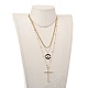 Chain Necklaces & Pendant Necklaces Sets NJEW-JN02935-4
