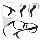 Estuche para gafas de imitación de cuero creativo Superfindings AJEW-FH0003-58B-5