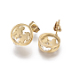 Pendentifs en 304 acier inoxydable et boucles d'oreilles ensembles de bijoux SJEW-E330-05G-3