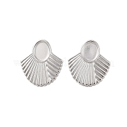 Серьги из нержавеющей стали 304 STAS-S125-08P