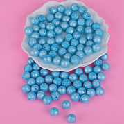 Круглые силиконовые фокусные бусины SI-JX0046A-54
