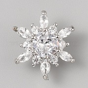 Латунные пуговицы с 1 отверстием и хвостовиком из циркония. FIND-WH0423-95B