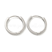 Латунные серьги обруча EJEW-L211-006P