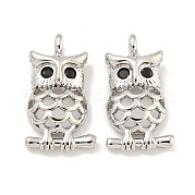 Латунные микропаве из черного кубического циркония KK-S386-20P