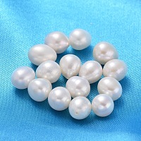 Natural Cultured Freshwater Pearl Strands, Idea for Mother's Day