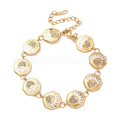 Bracelets à maillons en acier inoxydable 304&nbsp;BJEW-T027-04B-G
