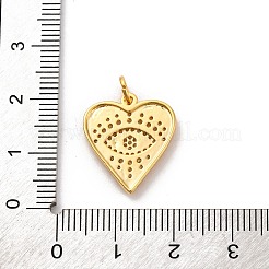 Ottone micro spianare pendenti zirconi&nbsp;KK-U033-07G-01