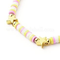 Ensembles de bracelets extensibles en perles d'argile polymère faites à la main&nbsp;BJEW-JB06353-03