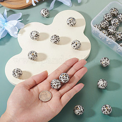 30 pz perle tonde rhinestone della resina&nbsp;OACR-TA0004-28A