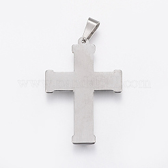 Pendenti in acciaio inossidabile 304 anti-ossidazione con chiusura in acciaio inossidabile 201&nbsp;STAS-H429-03P