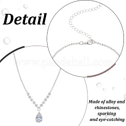 Kristall-Strass-Schmuckset&nbsp;SJEW-GO0001-01