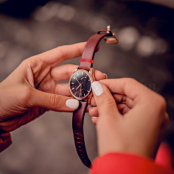 14 stücke 7 arten rindsleder uhr strap ring&nbsp;FIND-FH0017-42B