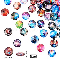 Glas cabochons&nbsp;GGLA-R040-25mm-02