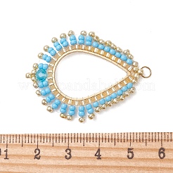 Pendentifs en perles de verre&nbsp;PALLOY-MZ01361-02