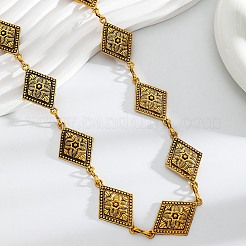 Legierung Rhombus Gliederkette Taille Bauchketten für Frauen&nbsp;FS-WGE04C8-03