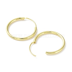 925 orecchini a cerchio huggie in argento sterling&nbsp;EJEW-K258-02C-G