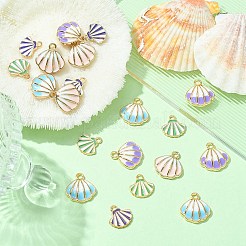 20pcs 5 styles de pendentifs en émail en alliage&nbsp;ENAM-YW0003-03