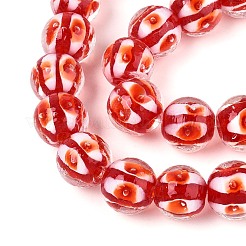 Handgemachte Murano Glas Perlen Stränge&nbsp;LAMP-N028-20F