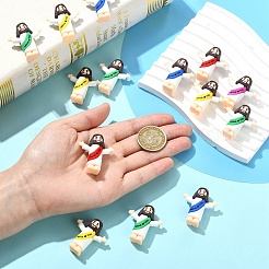 30 stücke 5 farben ostern pvc kunststoff jesus display dekoration&nbsp;DJEW-YW0001-10