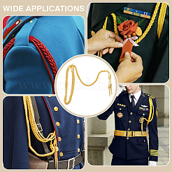 Cordón de hombro trenzado con aiguillette&nbsp;DIY-WH0899-72A