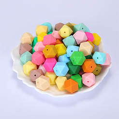 Perles focales hexagonales en silicone&nbsp;LS-SI-JX0020A-30