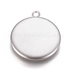 Cabochon pendenti in acciaio inossidabile 304 anti-ossidazione&nbsp;X-STAS-G127-13-16mm-P